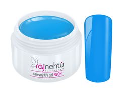 produkt Ráj nehtů Barevný UV gel NEON - Blue - Modrý 5ml