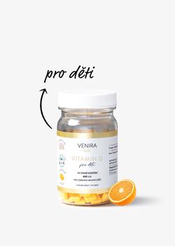 VENIRA vitamin D pro děti - pomeranč