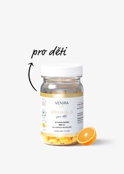 produkt VENIRA vitamin D pro děti - pomeranč