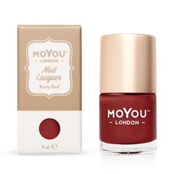 produkt MoYou Razítkovací lak na nehty - Rusty Red 9 ml