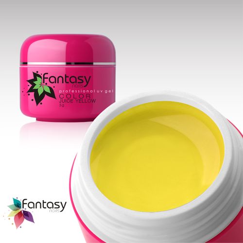 Ráj nehtů Fantasy line Barevný UV gel Fantasy Color 5g - Juice Yellow