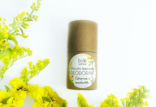 Biorythme bezsodý přírodní deodorant v papírovém obalu Citronová meduňka 35 g