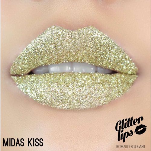 Beauty Boulevard Glitter Lips, voděodolné třpytky na rty - Midas Kiss 3,5ml