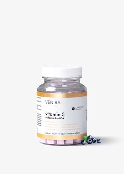 Venira vitamin C ve formě kostiček - borůvka