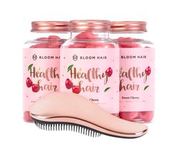 Bloom Hair Jednorožcové Gumíky Sladká Třešeň (balení na 3 měsíc)