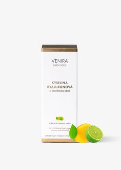 VENIRA kyselina hyaluronová k vnitřnímu užití, citrón-limeta, 50 ml