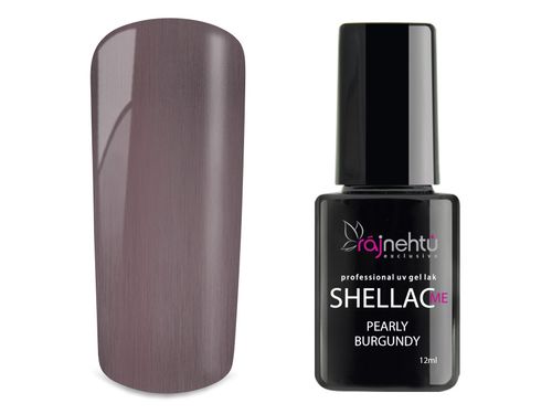 Ráj nehtů UV gel lak Shellac Me 12ml - Pearly Burgundy