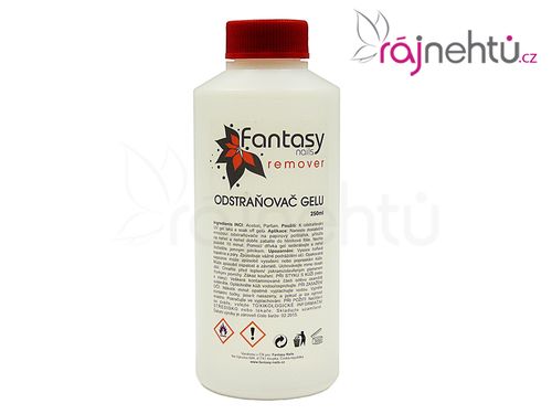 Ráj nehtů Fantasy line Odstraňovač UV gelu Fantasy 250 ml