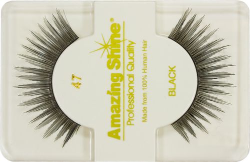 Amazing Shine EYELASH BLACK nalepovací řasy celé na elastickém proužku, černé č.47