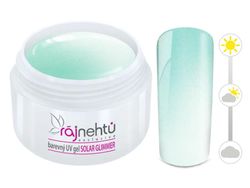 produkt Ráj nehtů Barevný UV gel SOLAR GLIMMER 5 ml - Mint