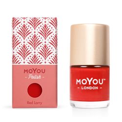 produkt MoYou Razítkovací lak na nehty - Red Lorry 9ml