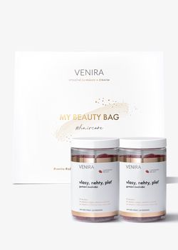 VENIRA beauty bag - 2x gumoví medvídci pro vlasy, nehty a pleť