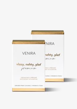 VENIRA PREMIUM kapsle pro vlasy, nehty a pleť, 80denní kúra