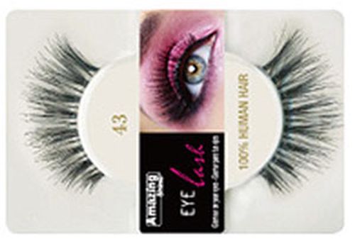 Amazing Shine EYELASH BLACK - nalepovací řasy celé na elastickém proužku, černé č.43