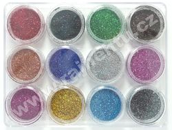 produkt Ráj nehtů Zdobení na nehty GLITTER - třpytky, zdobící prach - sada 2