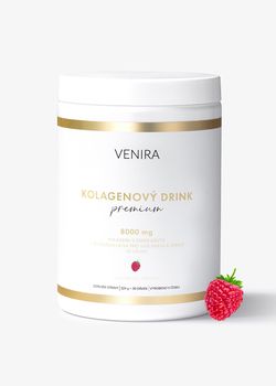 Venira PREMIUM kolagenový drink s malinovou příchutí