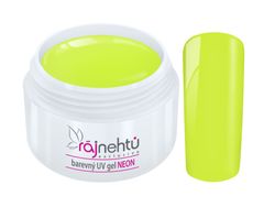 produkt Ráj nehtů Barevný UV gel NEON - Yellow - Žlutý 5ml