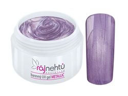 produkt Ráj nehtů Barevný UV gel METALLIC - Lavender 5ml