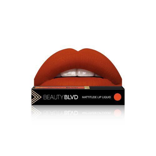 Beauty Boulevard Rtěnka Mattitude Lip Liquid - Rapid Fire