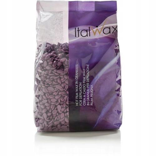 Italwax depilační vosk zrnka Plum 1 kg