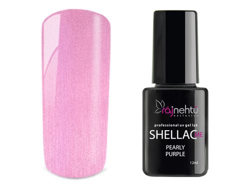 Ráj nehtů UV gel lak Shellac Me 12ml - Pearly Purple