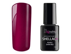 produkt Ráj nehtů UV gel lak Shellac Me 12ml - Pearly Dark Red