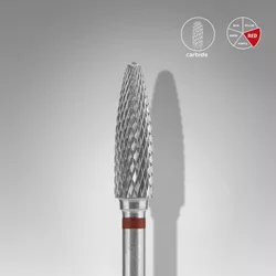 Staleks Karbidová fréza "Corn" červená 4/14 mm