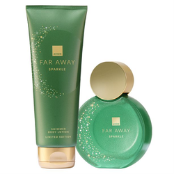 AVON Far Away Sparkle EDP 50ml + Tělové mléko
