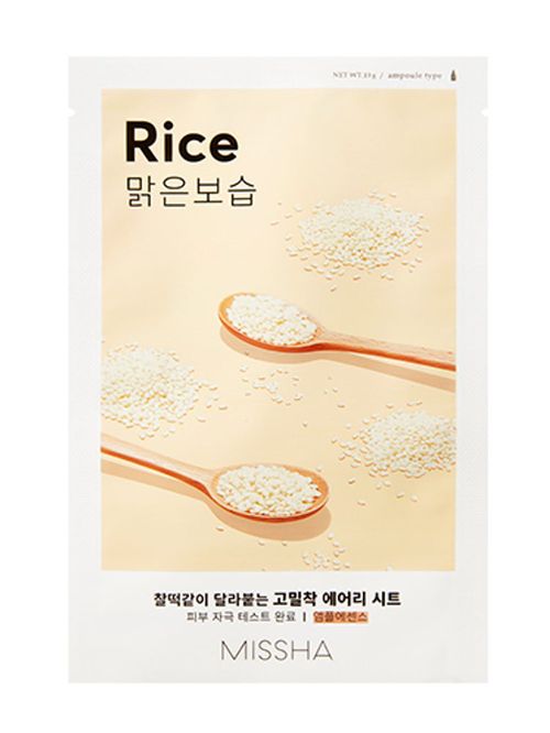 MISSHA Plátýnková maska - Airy Fit Sheet Mask - Rice