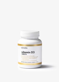 produkt VENIRA vitamin D3 ve vegan formě, 80 kapslí