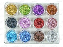 produkt Ráj nehtů Zdobení na nehty GLITTER - flitry, čárky malé