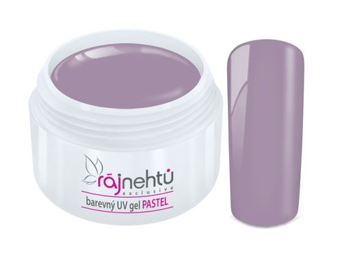 Ráj nehtů Barevný UV gel PASTEL - Amethyst 5ml