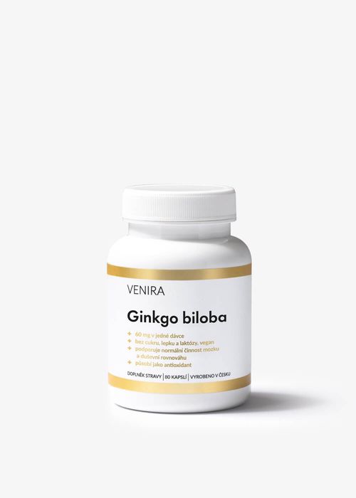 VENIRA ginkgo biloba, 80 kapslí