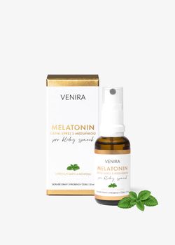 VENIRA ústní sprej s melatoninem a meduňkou pro klidný spánek, 30 ml