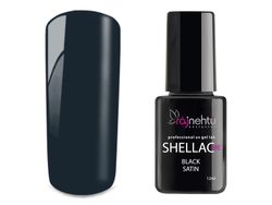 produkt Ráj nehtů UV gel lak Shellac Me 12ml - Black Satin