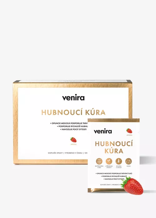VENIRA hubnoucí kúra, jahoda, nápoj