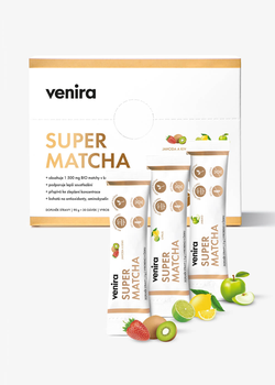 VENIRA super matcha, mix 3 příchutí, 30 sáčků, 90 g