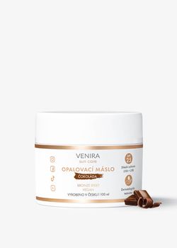 VENIRA opalovací máslo, bronze, SPF 25, čokoláda