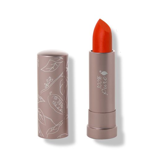 100% Pure polomatná rtěnka s kakaovým máslem Cactus Bloom 4,5 g