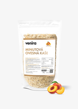VENIRA minutová ovesná kaše, summer peach, 400 g