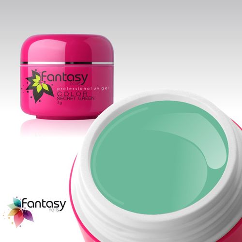 Ráj nehtů Fantasy line Barevný UV gel Fantasy Color 5g - Secret Green
