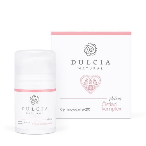 Dulcia Natural pleťový krém s ovocem a Q10 - čistící komplex 50 ml