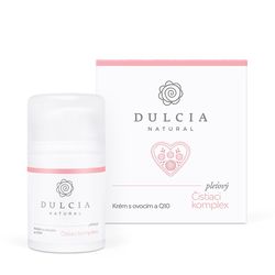 Dulcia Natural pleťový krém s ovocem a Q10 - čistící komplex 50 ml