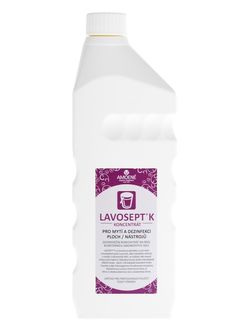 Amoené Lavosept K - koncentrát pro mytí a dezinfekci ploch a nástrojů 1000ml - citrón