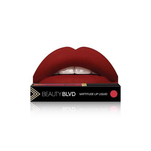 Beauty Boulevard Rtěnka Mattitude Lip Liquid - Damn Fine