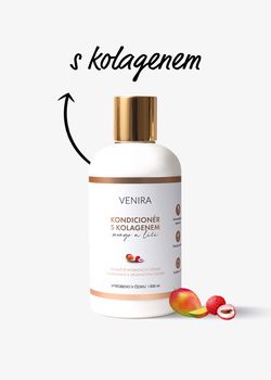 produkt VENIRA kondicionér s kolagenem, mango-liči, 300 ml