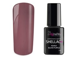 Ráj nehtů UV gel lak Shellac Me 12ml - Pearly Blush Purple